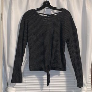 No boundaries long sleeve; gray